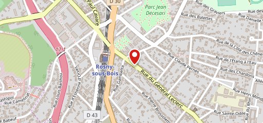 L'Osteria Rosny-sous-Bois sur la carte