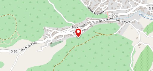 Auberge Lou Courtal des Vidals Fitou sur la carte