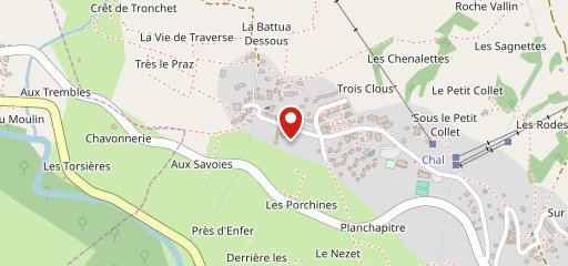 Restaurant L'Oule Rouge sur la carte