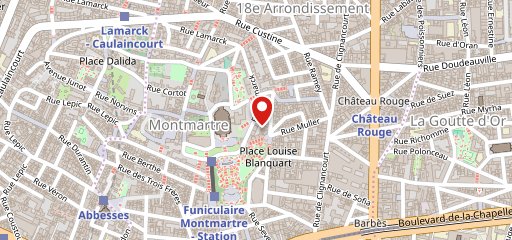 LouLou Montmartre sur la carte