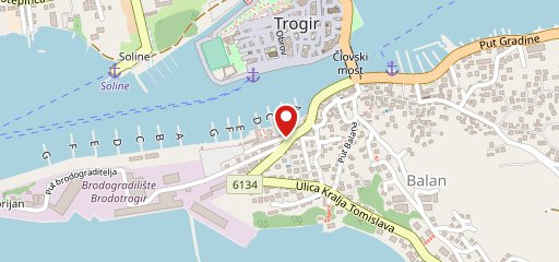 Lounge bar Garden Trogir sulla mappa