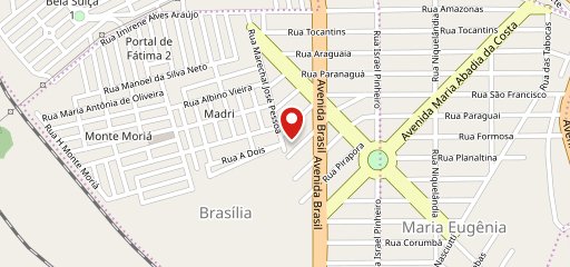 Lu lima pizza no cone no mapa