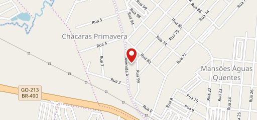 Lucas Bar, Caldas Novas. no mapa