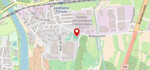 Ludus Beach Park Ljubljana sulla mappa