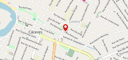Lug's Cáceres no mapa