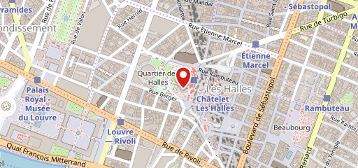 Lunicco - Forum des Halles sur la carte