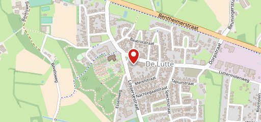 Eetcafé 't Lutters Kwartier sur la carte