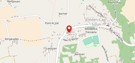 Ma Petite Boulangerie 29770 Cléden Cap Sizun sur la carte