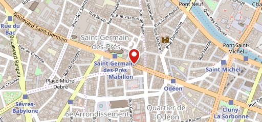 Le Mabillon - Paris sur la carte