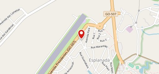 Magnólia Pizzaria no mapa