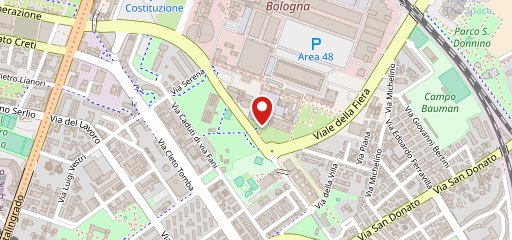 Tavolamica Bologna Fiera District sulla mappa