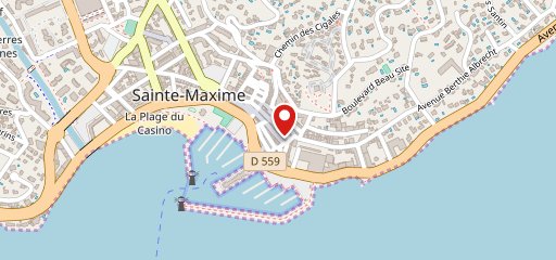 La Maison Bleue sur la carte