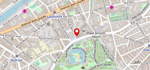 Bulle Boulangerie sur la carte