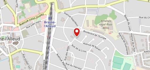 Demaret Braine-l'Alleud sur la carte