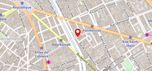 Maison Landemaine Oberkampf sur la carte