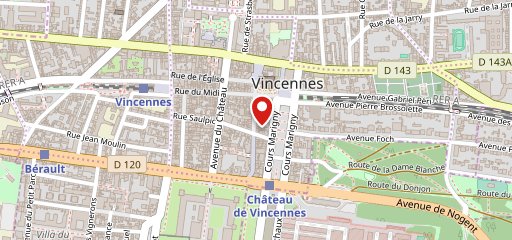 MAISON MARGAUX VINCENNES sur la carte