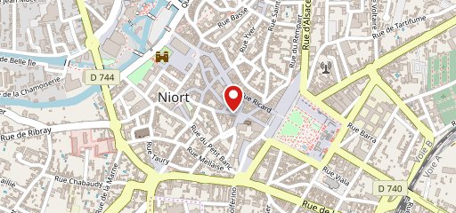 Maison Merling Niort sur la carte