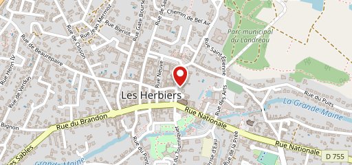 MAISON PLANCHOT Les Herbiers centre-ville sur la carte