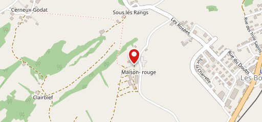 Restaurant Maison Rouge sur la carte