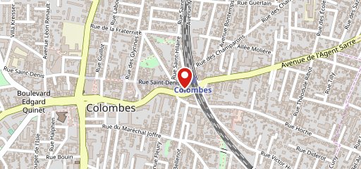 Maison Saunier Colombes sur la carte