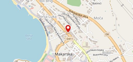 Makarska accom sulla mappa