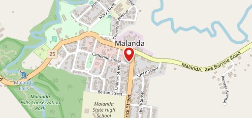 Malanda RSL on map