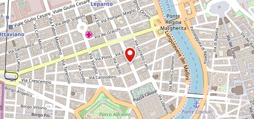 Pizzeria Malaterra Roma Prati sur la carte