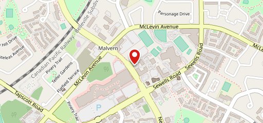 Malvern Cafe sur la carte