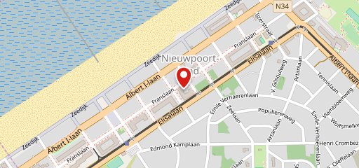 Mama Thai Take Away Nieuwpoort sur la carte