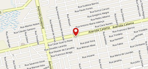 Maná Pizzaria e Restaurante no mapa