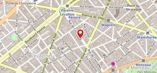 Mandarin Courcelles sur la carte