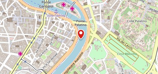 Mangia sul Tevere sulla mappa