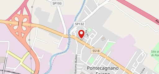 Pizzeria Mangiafoglia sur la carte