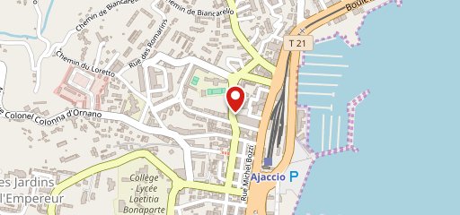 Le Brooklyn Ajaccio sur la carte