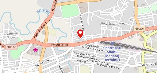 Manish hotel on map
