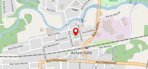 Manoir Acton sur la carte