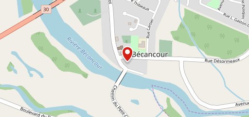 Manoir Bécancourt sur la carte