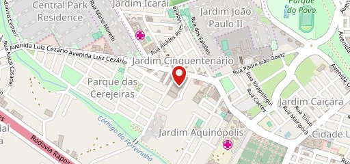 Manzini Pizzaria no mapa