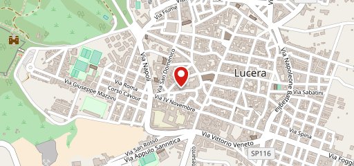 Mappamondo Pizzeria Lucera sulla mappa