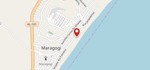 Restaurante e pizzaria Maragaço no mapa