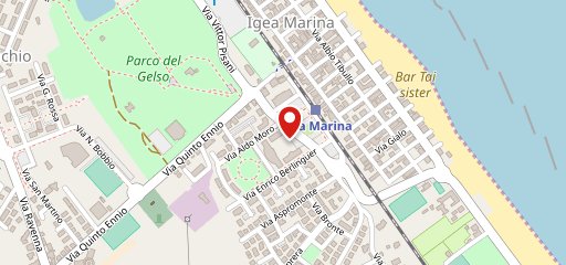 Maretta Pizzeria Igea Marina sulla mappa