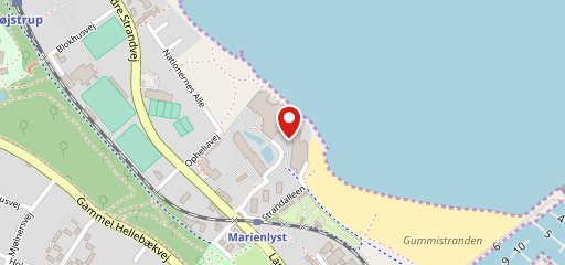 Marienlyst beach hotel sur la carte