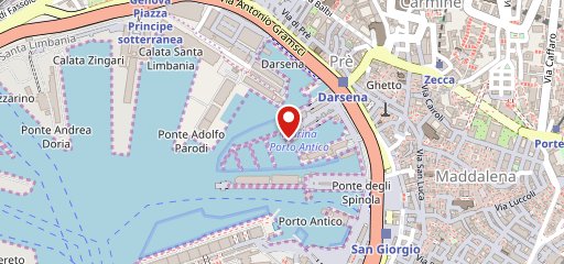 Marina Porto Antico Genova sulla mappa