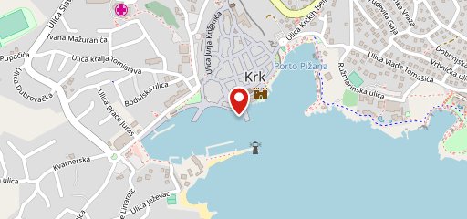 Boutique Hotel Marina, Krk Island, Croatia sulla mappa