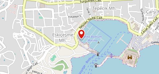 Marina Yacht Club Bodrum on map