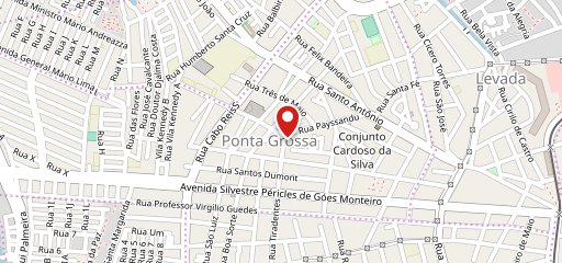 Mários Burgers Ponta Grossa Mcz no mapa