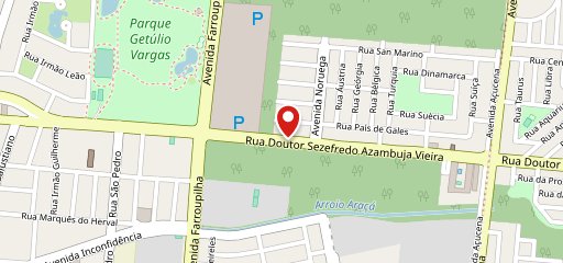 Mark Hamburgueria Rodizio no mapa