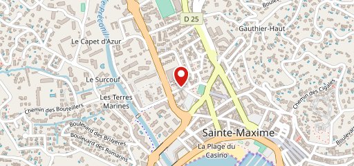 Market Sainte-Maxime Mermoz sur la carte