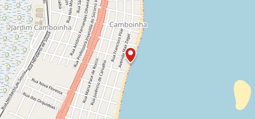 MARUJO BAR PE NA AREIA ( PRAIA DE CAMBOINHA) no mapa