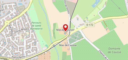 Le Mas de Couran sur la carte